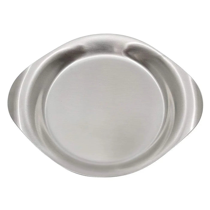 Sori Yanagi 25cm Stainless Steel Serving Platter - Premium Quality for Elegant Presentation-Kiichin - The #1 Place for Japanese Goods in Your Hand!