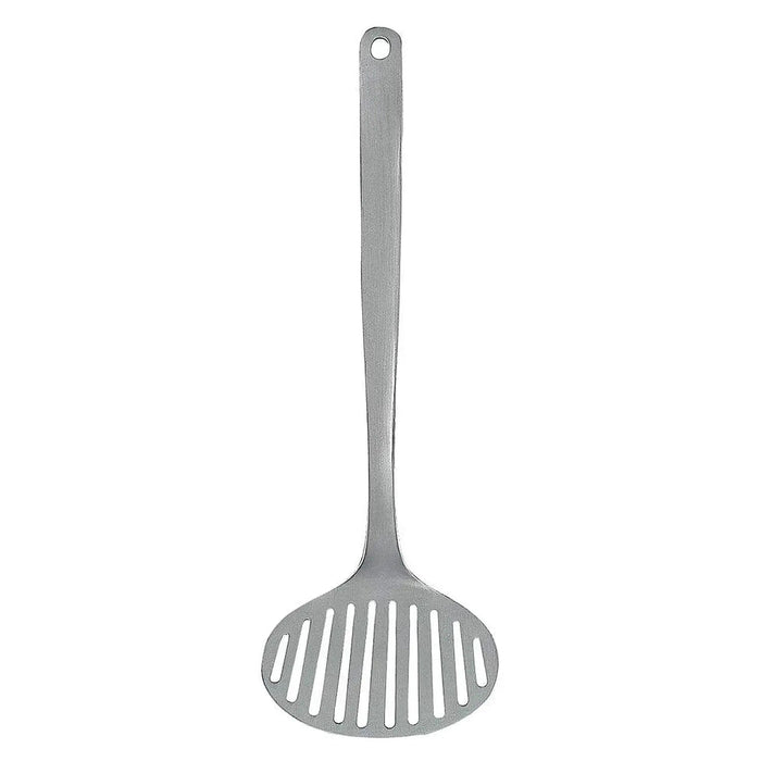 Sori Yanagi Small Stainless Steel Slotted Turner - Premium Quality Kitchen Utensil-Kiichin - The #1 Place for Japanese Goods in Your Hand!