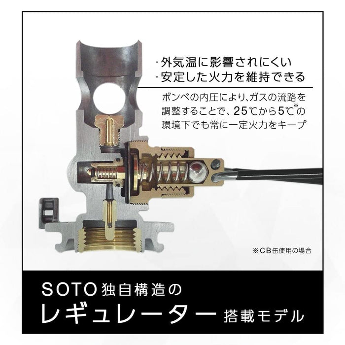 Soto St-310Mt Monotone Gas Regulator Stove - Japan's Top Pick-Kiichin - The #1 Place for Japanese Goods in Your Hand!