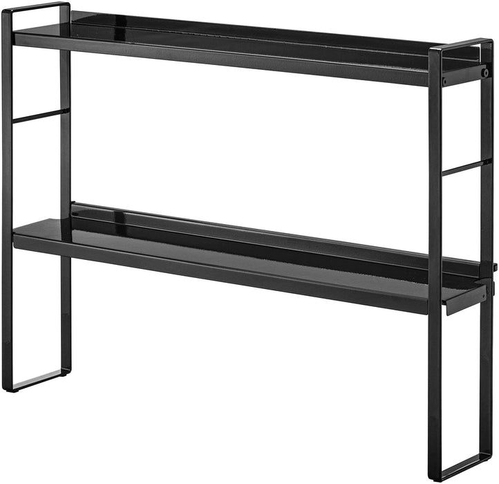 Yamazaki Industries Japan Tower 2-Tier Kitchen Rack - Stylish Stove Surround Storage Shelf and Spice Rack-Kiichin - The #1 Place for Japanese Goods in Your Hand!