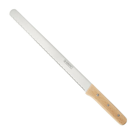 Suncraft 310Mm Serrated Cake Knife - Perfect for Effortless Cake Cutting-Kiichin - The #1 Place for Japanese Goods in Your Hand!