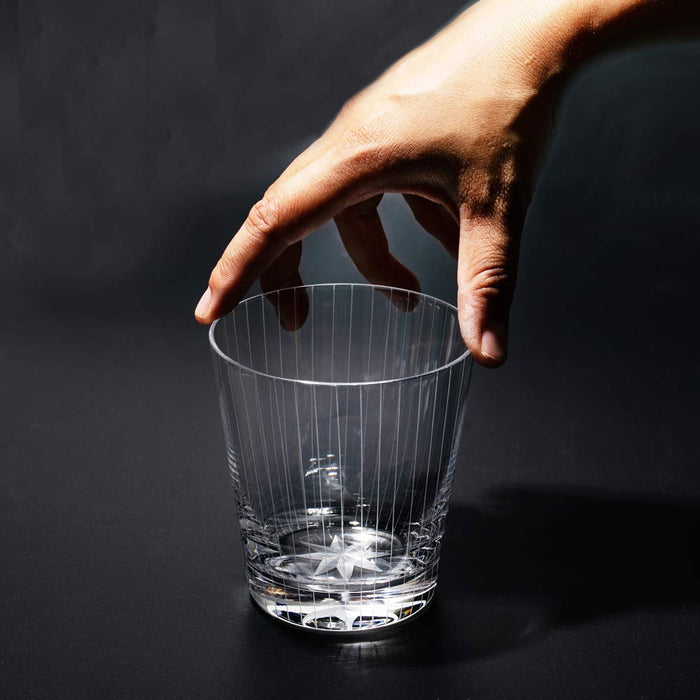 Taburō Koubou Edo Kiriko Tachistripe Glass Japan - Tb0036-40-Kiichin - The #1 Place for Japanese Goods in Your Hand!