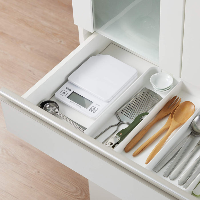 Tanita KD-187 WH Digital Kitchen Scale - 1kg/1g - White - Japan Priority-Kiichin - The #1 Place for Japanese Goods in Your Hand!