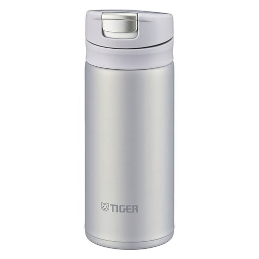 Tiger Grey Stainless Steel Water Bottle - One Touch Mug Bottle, 220ml-Kiichin - The #1 Place for Japanese Goods in Your Hand!