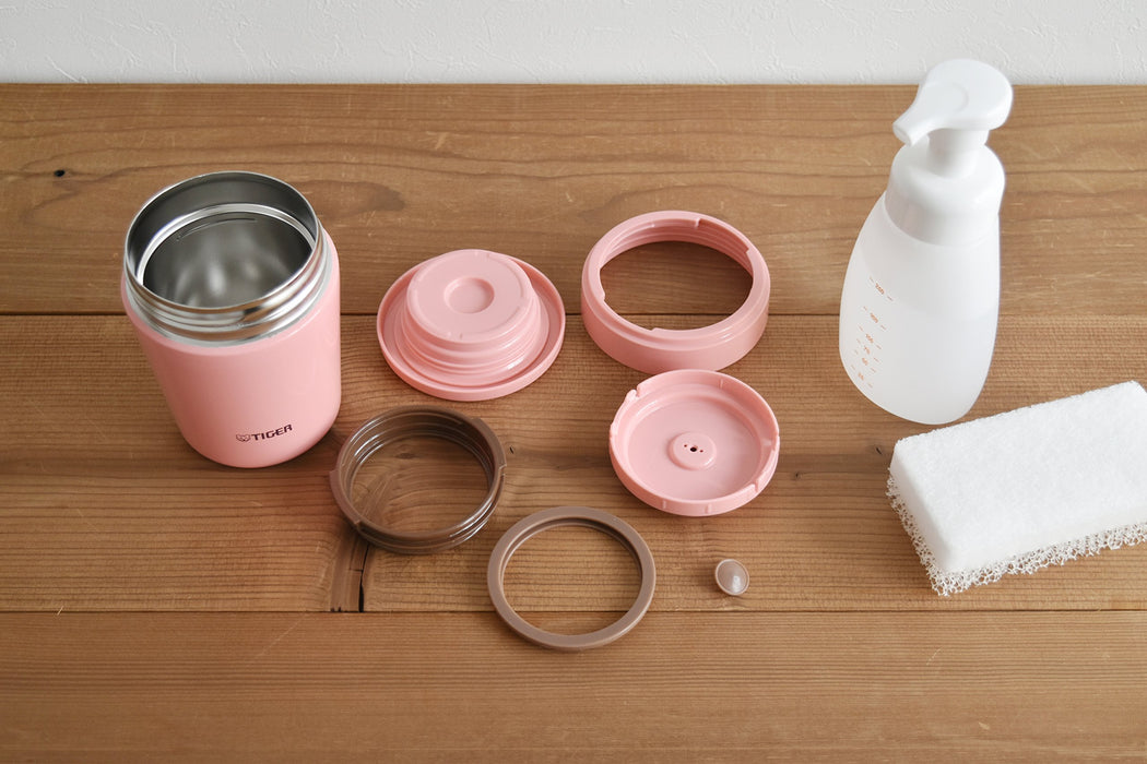 Tiger Thermos Cream Pink Soup Jar 300Ml - Japan Mcl-A030-Pc-Kiichin - The #1 Place for Japanese Goods in Your Hand!