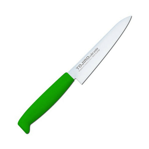 Tojiro 120mm Green Color MV Petty Knife with Elastomer Handle-Kiichin - The #1 Place for Japanese Goods in Your Hand!