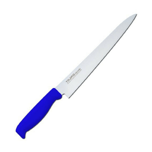 Tojiro 240mm Blue Color MV Sujihiki Knife with Elastomer Handle-Kiichin - The #1 Place for Japanese Goods in Your Hand!