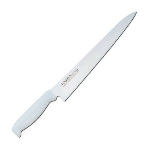 Tojiro Color MV Sujihiki Knife 270mm - White, with Elastomer Handle-Kiichin - The #1 Place for Japanese Goods in Your Hand!