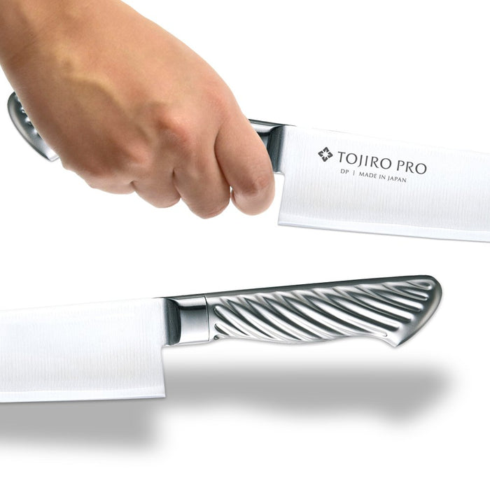 Tojiro Pro DP F-895 Santoku Knife - 170mm Japan Cobalt Alloy Steel - Meat/Fish/Veg - Easy Grip-Kiichin - The #1 Place for Japanese Goods in Your Hand!