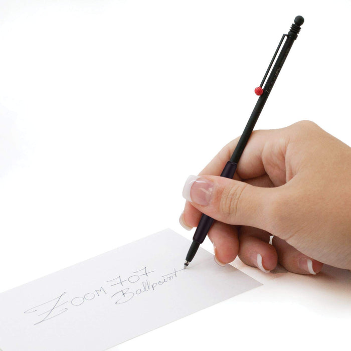 Tombow Zoom 707 0.7 Gray/Black Ballpoint Pen - Japanese BC-ZS1-Kiichin - The #1 Place for Japanese Goods in Your Hand!