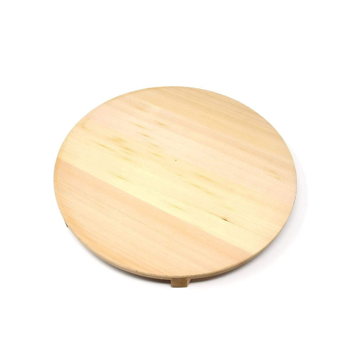 Yamacoh Sawara Cypress Round Wooden Lid for 60cm Hangiri Sushi Rice Mixing Bowl-Kiichin - The #1 Place for Japanese Goods in Your Hand!