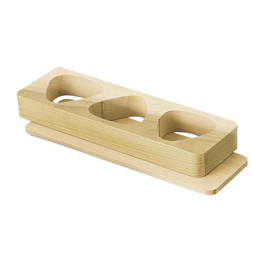 Yamacoh 3-Hole Wooden Onigiri Mold - Authentic Japanese Kitchen Tool-Kiichin - The #1 Place for Japanese Goods in Your Hand!