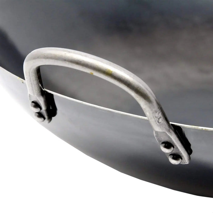 Yamada 27cm Double-Handle Wok - Hammered Iron (1.2mm Thickness)-Kiichin - The #1 Place for Japanese Goods in Your Hand!