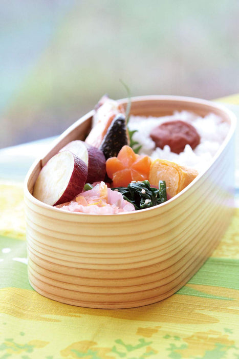 Yamaco Magewappa Bento Box Slim 801824 - Authentic Japanese Lunch Container-Kiichin - The #1 Place for Japanese Goods in Your Hand!