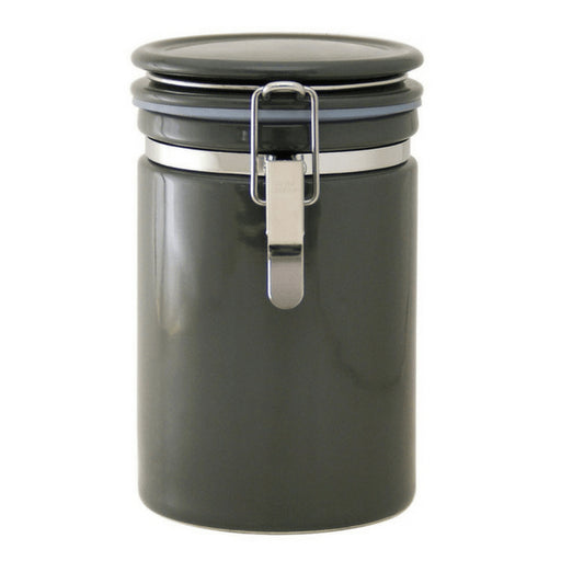 Zero Japan Mino Ware Ceramic Coffee Canister 200 Gray - Coffee 200 (Height 160mm)-Kiichin - The #1 Place for Japanese Goods in Your Hand!