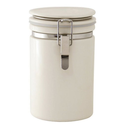 Zero Japan Mino Ware Ceramic Coffee Canister 150/200 Ivory - Coffee 200 (Height 160mm)-Kiichin - The #1 Place for Japanese Goods in Your Hand!