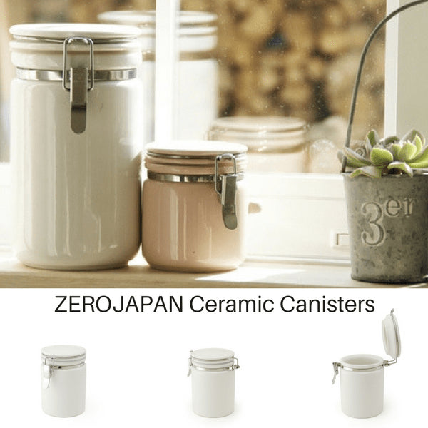 Zero Japan Mino Ware Ceramic Tea Canister 100 Red - Premium Storage Solution-Kiichin - The #1 Place for Japanese Goods in Your Hand!