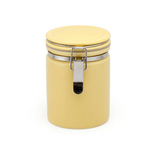 Zero Japan Mino Ware Ceramic Tea Canister 100 Yellow - Premium Quality Storage Solution-Kiichin - The #1 Place for Japanese Goods in Your Hand!
