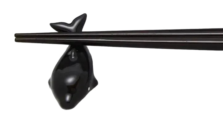 24to3 Nishitomi Ceramics Arita Dolphin Chopstick Rest Porcelain