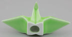24to3 Nishitomi Ceramics Arita Porcelain Chopstick Rest Origami Crane Green