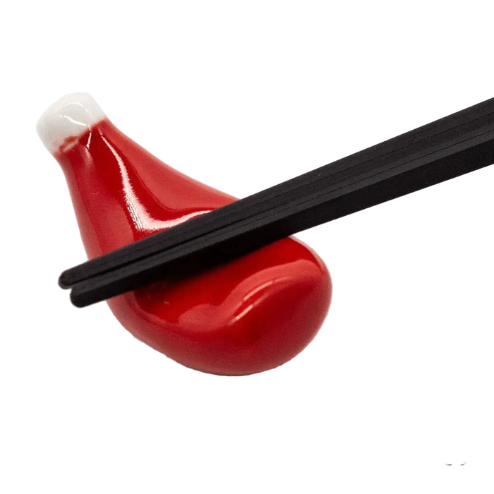 24to3 Nishitomi Ceramics Arita Ware Chopstick Rest Ketchup Red