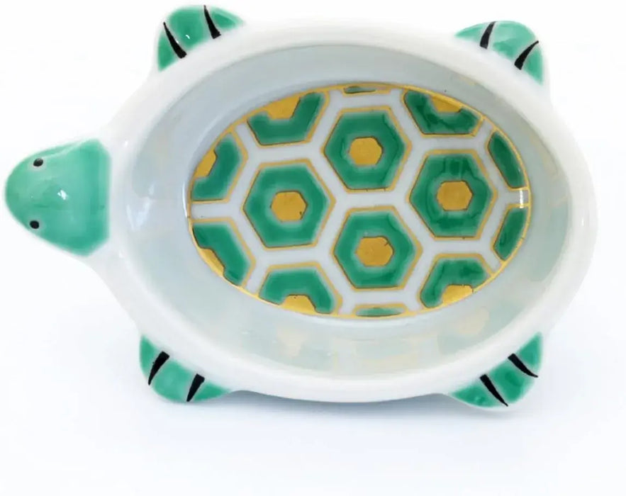 24to3 Nishitomi Ceramics Arita Ware Tokko Kiln Lucky Turtle Porcelain Bowl