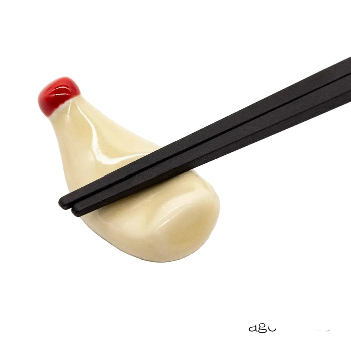 24to3 Nishitomi Ceramics Kitagawa Miso Kiln Chopsticks Rest Mayonnaise