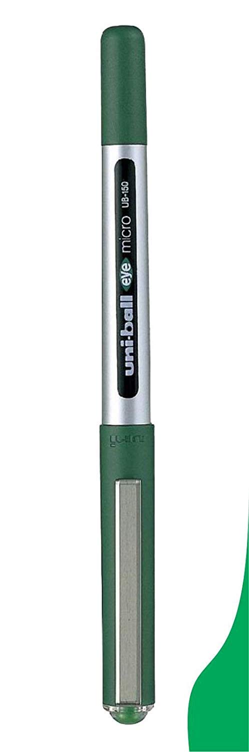 Mitsubishi Pencil Uni-Ball Eye Micro Rollerball Pen 0.5mm Green Pack of 3-Kiichin - The #1 Place for Japanese Goods in Your Hand!