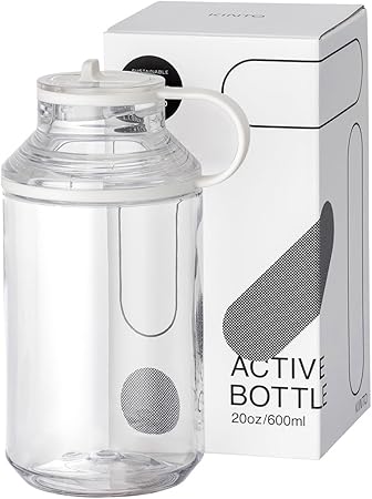 KINTO Active 600Ml Smoke Water Bottle No20184 Durable Sports Hydration