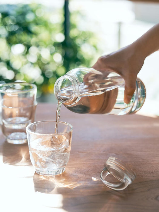 KINTO 950ml Clear Lightweight Dishwasher Safe Water Bottle My Bottle 20397