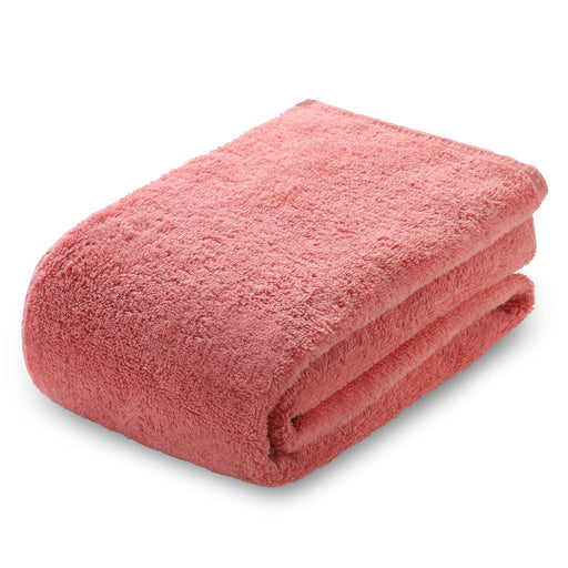 Air Kaoru Imabari Towel 34x120cm Fluffy Quick-Drying Cotton Coral Pink-Kiichin - The #1 Place for Japanese Goods in Your Hand!