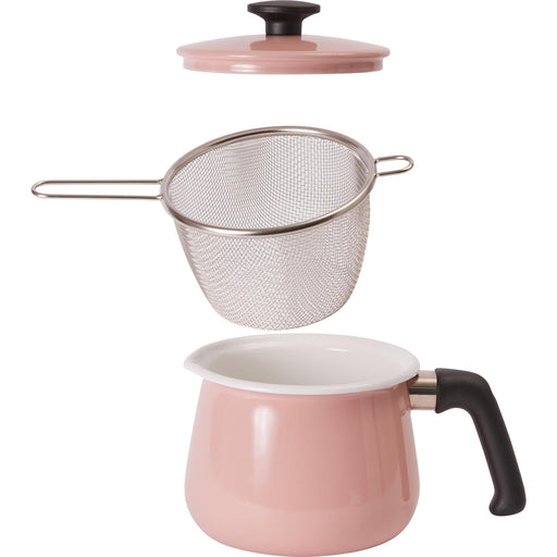 Wahei Freiz Enamel Multi-Pot with Colander Induction & Gas Compatible-Kiichin - The #1 Place for Japanese Goods in Your Hand!