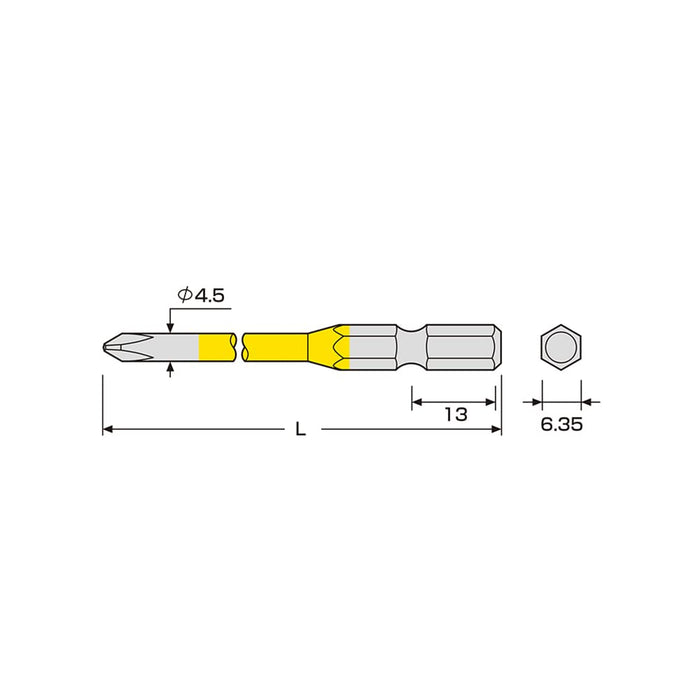 Anex Color Bit Stepped +2X82 Set of 2 Acmd-2082 Tool-Kiichin - The #1 Place for Japanese Goods in Your Hand!