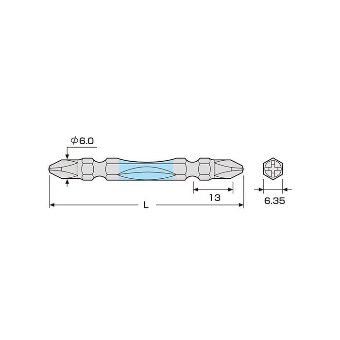 Anex Torsion Bit Double-Head Set of 2 Actp-2150-Kiichin - The #1 Place for Japanese Goods in Your Hand!