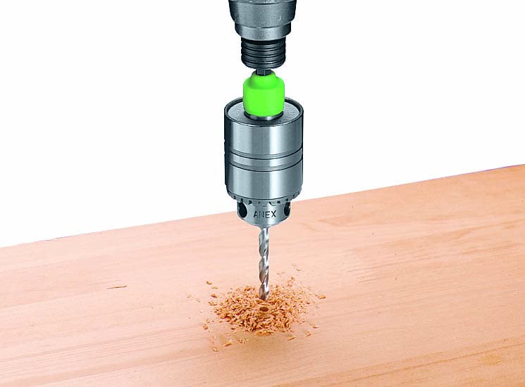 Anex Hybrid Type Drill Chuck Keyless 1.5-10mm Anex AKL-200 Tool-Kiichin - The #1 Place for Japanese Goods in Your Hand!