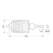 Anex Keyless Drill Chuck 1.5-13mm Impact Compatible Tool AKL-175-Kiichin - The #1 Place for Japanese Goods in Your Hand!