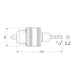 Anex Drill Chuck with Key 1.5-13mm AKL-280-Kiichin - The #1 Place for Japanese Goods in Your Hand!