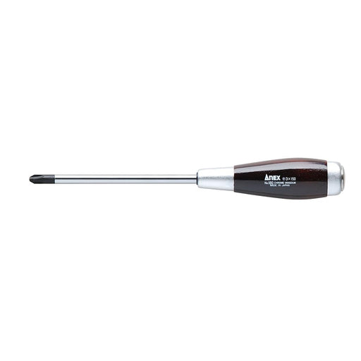 Anex Hyper Type Anex +3 X 150 Penetrating Driver with Wooden Handle Tool No. 180-Kiichin - The #1 Place for Japanese Goods in Your Hand!
