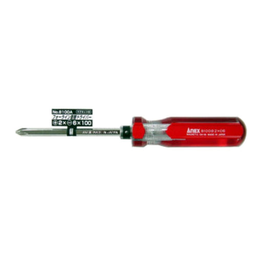 Anex Four Line Interchangeable Driver Stool +2X-6X100 Tool No.8100A - Anex (Anex)-Kiichin - The #1 Place for Japanese Goods in Your Hand!