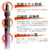 Anex Kuroryu Slim Tough Bit Double-Headed +2x65 Set Tools-Kiichin - The #1 Place for Japanese Goods in Your Hand!
