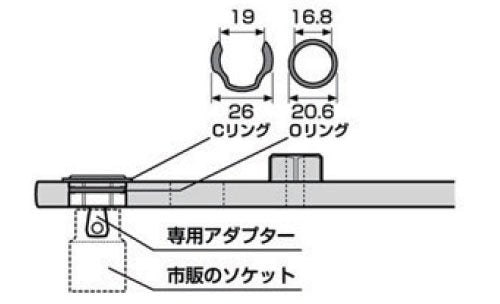 Anex Offset Adapter 19 Replacement Parts - Set of 5 O-Ring For Sockets Aoa-19Or-Kiichin - The #1 Place for Japanese Goods in Your Hand!