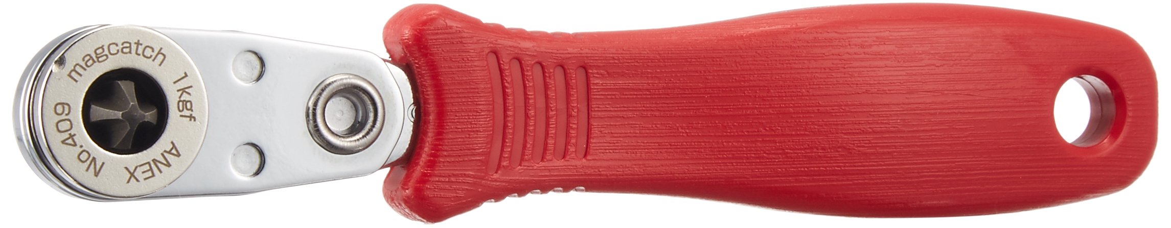 Anex Compact Straight Type Ratchet Driver with 52 Bit Magcatch Tool-Kiichin - The #1 Place for Japanese Goods in Your Hand!