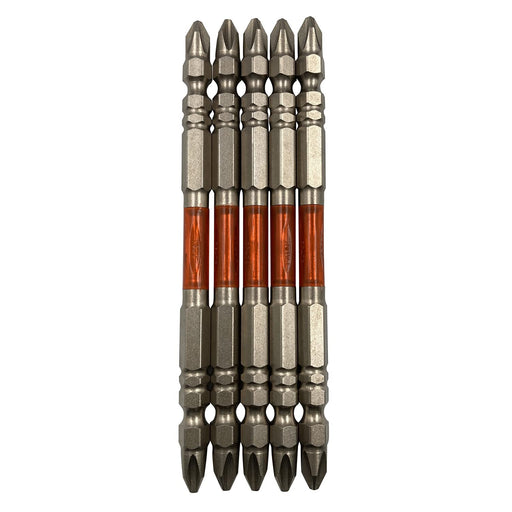 Anex Double-Headed Ryutai Bit Set of 5 Plated Finish +2X110 Arhm5-2110 Tool-Kiichin - The #1 Place for Japanese Goods in Your Hand!