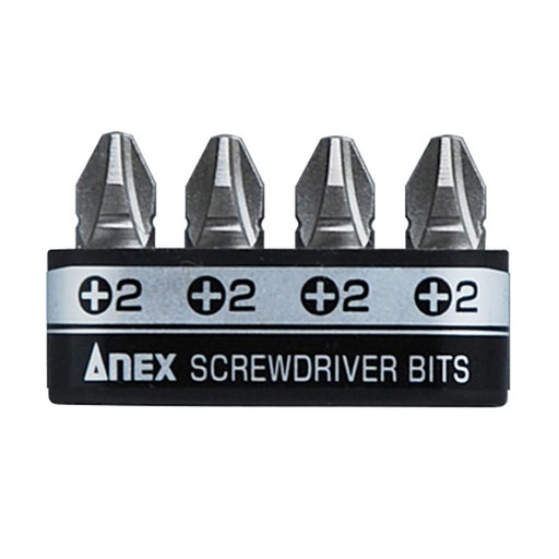 Anex Ultra Short Bit Plus with Holder Set of 4 AK-51P-B4P Tool-Kiichin - The #1 Place for Japanese Goods in Your Hand!