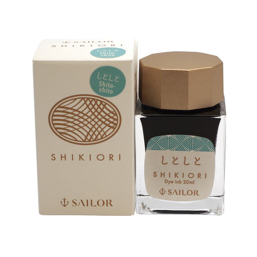 Sailor Fountain Pen Shiki-Ori Rain Sound 20ml Water-Based Dye Ink Bottle Refill 13-10080-221-Kiichin - The #1 Place for Japanese Goods in Your Hand!
