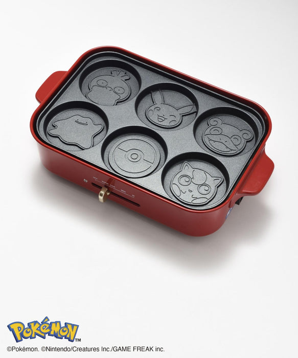 Bruno Pokemon Compact Hot Plate with Optional Pancake Plate Boe118 Cake-Kiichin - The #1 Place for Japanese Goods in Your Hand!