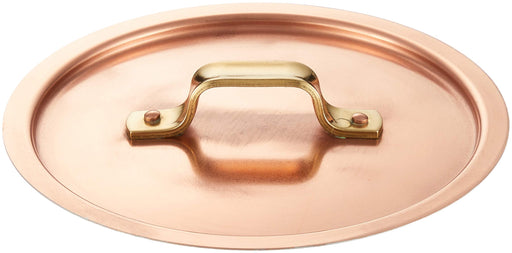 Endo Shoji 15cm Copper Brass Tin Food Pot Lid for Business Use Japan Made-Kiichin - The #1 Place for Japanese Goods in Your Hand!