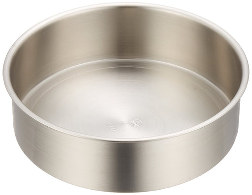 Endo Shoji 18Cm Shallow Stainless Steel Cheesecake Pan Commercial Grade-Kiichin - The #1 Place for Japanese Goods in Your Hand!