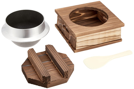 Endo Shoji Commercial Kamameshi Set Aluminum Fluorine-Coated Japan Qkm53-Kiichin - The #1 Place for Japanese Goods in Your Hand!