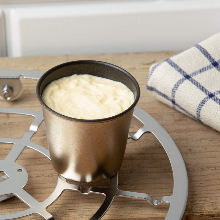 Endo Shoji Commercial Pudding Cup No.2 Fluorine Resin Stainless Steel Japan-Kiichin - The #1 Place for Japanese Goods in Your Hand!